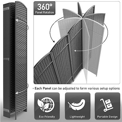 Sorbus 8-Panel Room Divider