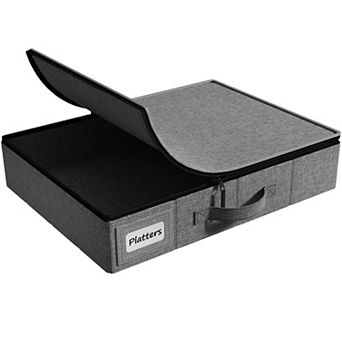 Sorbus China Platter Storage Container