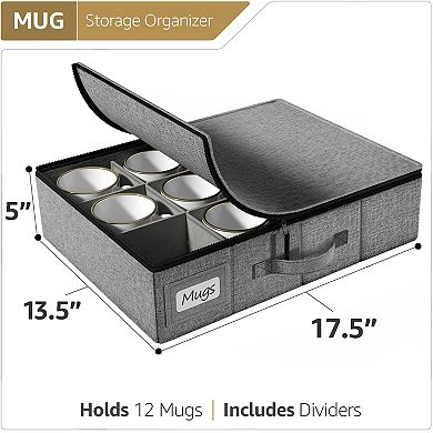 Sorbus Coffee Mug and Glass Organizer