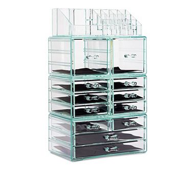 Sorbus Makeup Plastic Organizer Case