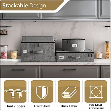 Sorbus Stemware Storage Case