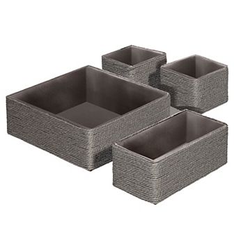 Sorbus 4 pc Storage Basket Set