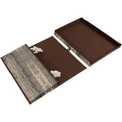 Sorbus Wood Pattern Storage Box Set