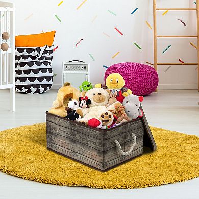Sorbus Wood Pattern Storage Box Set