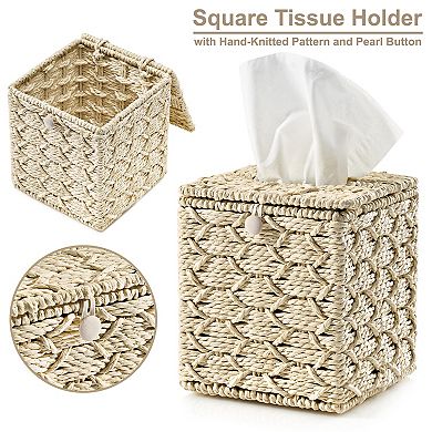 Sorbus Woven Baskets 3-piece Set