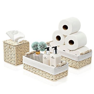 Sorbus Woven Baskets 3-piece Set