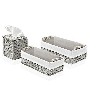 Sorbus Woven Baskets 3 pc Set