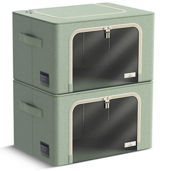 Sorbus Storage Metal Frame Window Bins