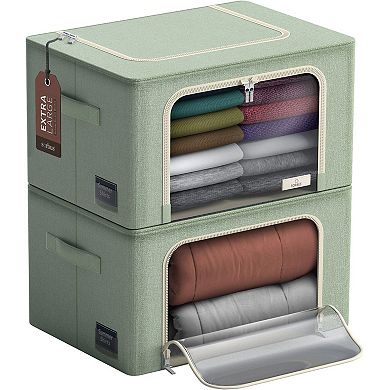 Sorbus Storage Metal Frame Window Bins