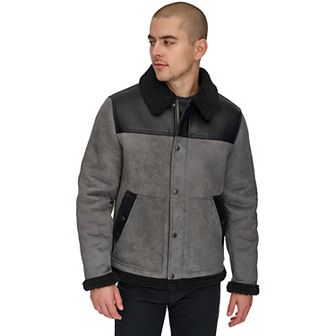 Men's Levi's Faux Leather Shearling Western Jacket