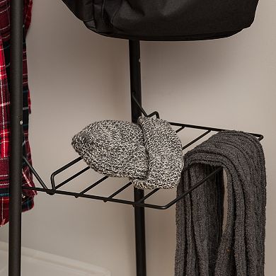 Iris Metal Free-Standing Clothing Rack