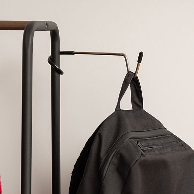 Iris Metal Free-Standing Clothing Rack