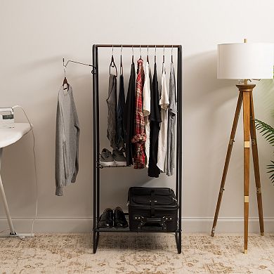 Iris Multifunctional Metal Clothing Rack