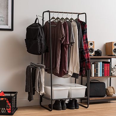 Iris Multifunctional Metal Clothing Rack