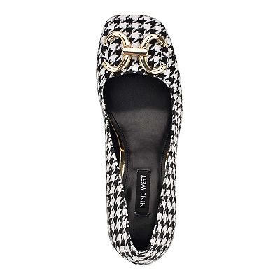 Nine West Caven Women's Square Toe Block Heel Dress Pumps