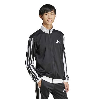Men's adidas Colorblock 3-Stripes Tricot Sportswear Track Jacket