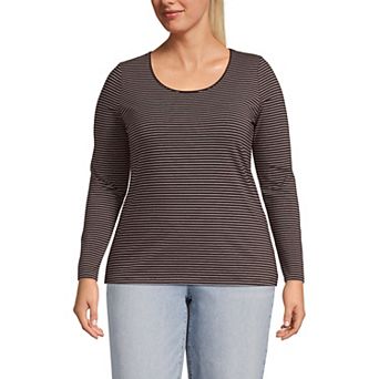 Plus Size Lands' End Lightweight Jersey T-Shirt