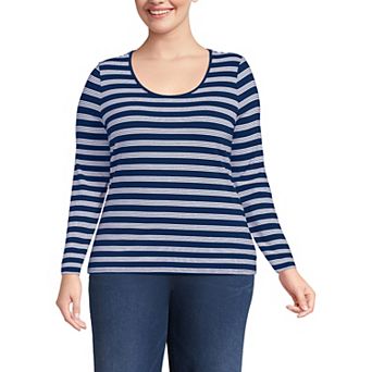 Plus Size Lands' End Lightweight Jersey T-Shirt
