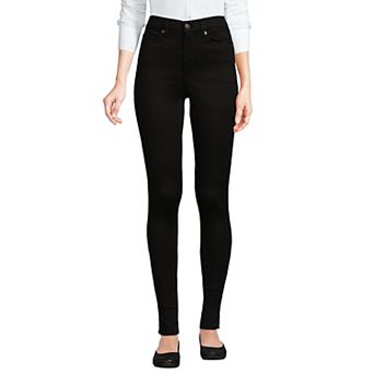 Petite Lands' End Adaptive Lycra High Rise Skinny Jeans