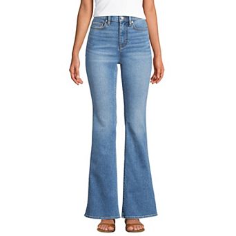 Petite Lands' End High-Rise Skinny Flare Jeans