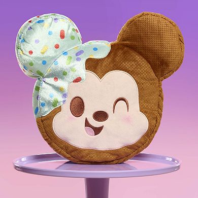 Just Play Disney Munchlings Squeeze-A-Munch Large Scented Mint Dipped Ice Cream Sandwich Mickey Mouse 10-inch Plush