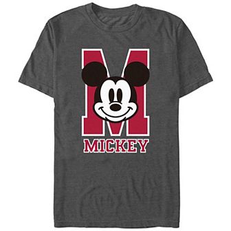 Disney's Mickey Mouse Varsity Big & Tall Graphic Tee