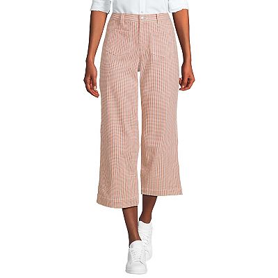 Lands End Kohls Crop Pants Petite Lands' End High Rise Drawstring