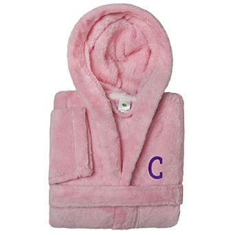 Linum Home Textiles Personalized Linum Kids SUPER PLUSH Double Brushed Hooded Bathrobe