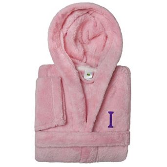 Linum Home Textiles Personalized Linum Kids SUPER PLUSH Double Brushed Hooded Bathrobe