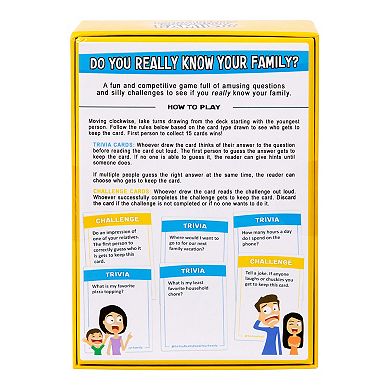 Do You Really Know Your Family? Trivia Game