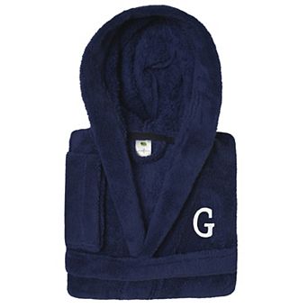 Linum Home Textiles Personalized Kids Plush Hooded Bathrobe