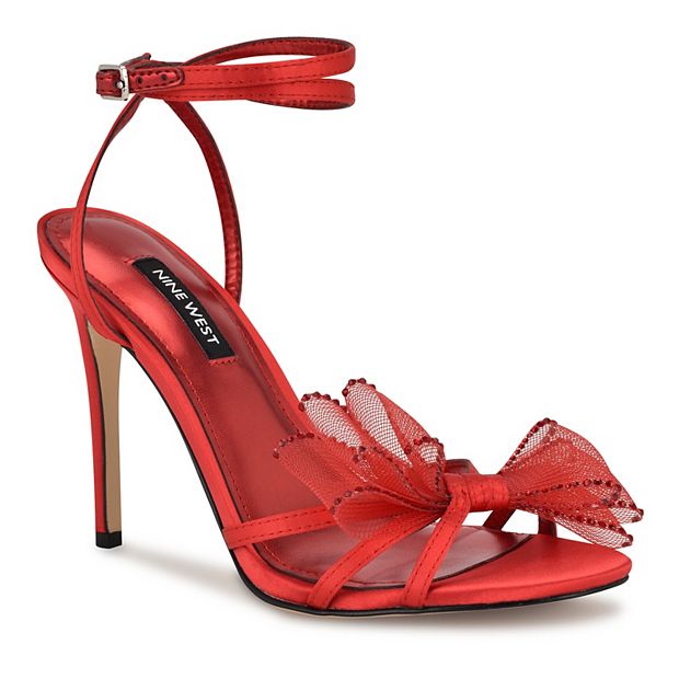 Nine west red high heels online