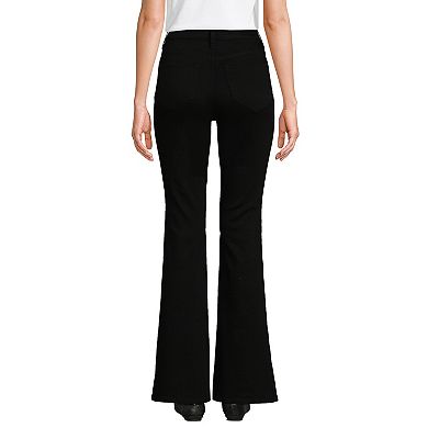 Petite Lands' End Denim High-Rise Skinny Flare Jeans