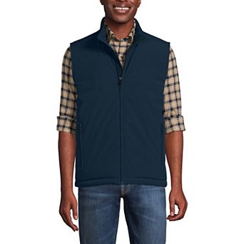Men's Lands' End Commuter Refined Non-Quilted Vest