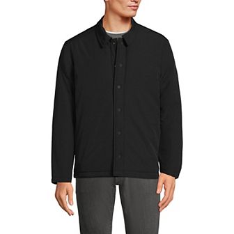 Men's Lands' End Commuter Refined Non Quilted Shirt Jacket