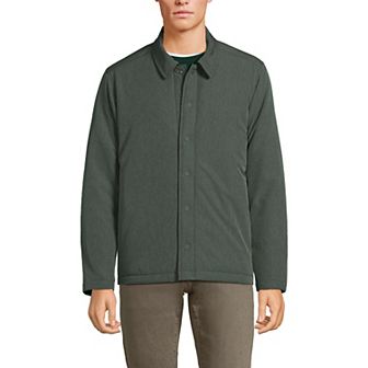 Men's Lands' End Commuter Refined Non Quilted Shirt Jacket