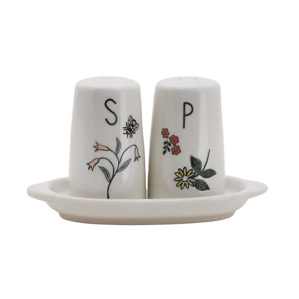 Celebrate Together™ Spring 3-pc. Floral Bee Salt & Pepper Set