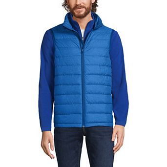 Men's Lands' End Wanderweight Down Puffer Vest