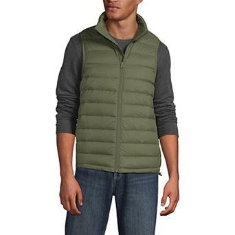 Men's Lands' End Wanderweight Down Puffer Vest