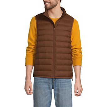 Men's Lands' End Wanderweight Down Puffer Vest