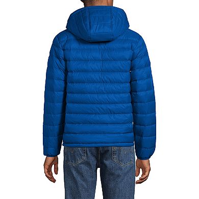 Men's Lands' End Hooded Wanderweight Down Jacket