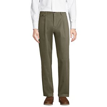 Men's Lands' End Knockabout Pleated Wide Leg Chino Pants