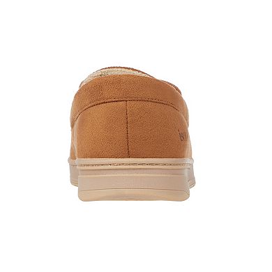 Isotoner Microsuede Boater Men's Moccasin Slippers