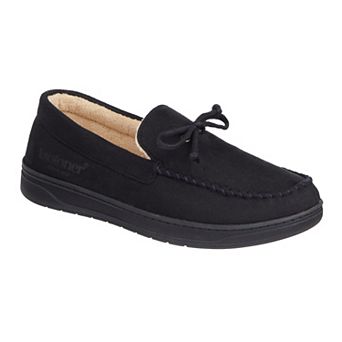 Isotoner Microsuede Boater Men's Moccasin Slippers