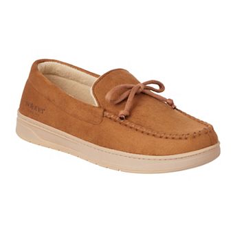 Isotoner Microsuede Boater Men's Moccasin Slippers