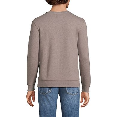 Men's Lands' End Long Sleeve Serious Sweats Crew Sweatshirt
