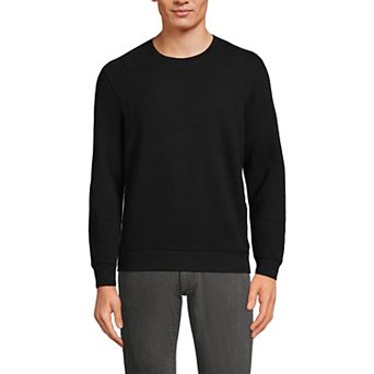 Men's Lands' End Long Sleeve Serious Sweats Crew Sweatshirt