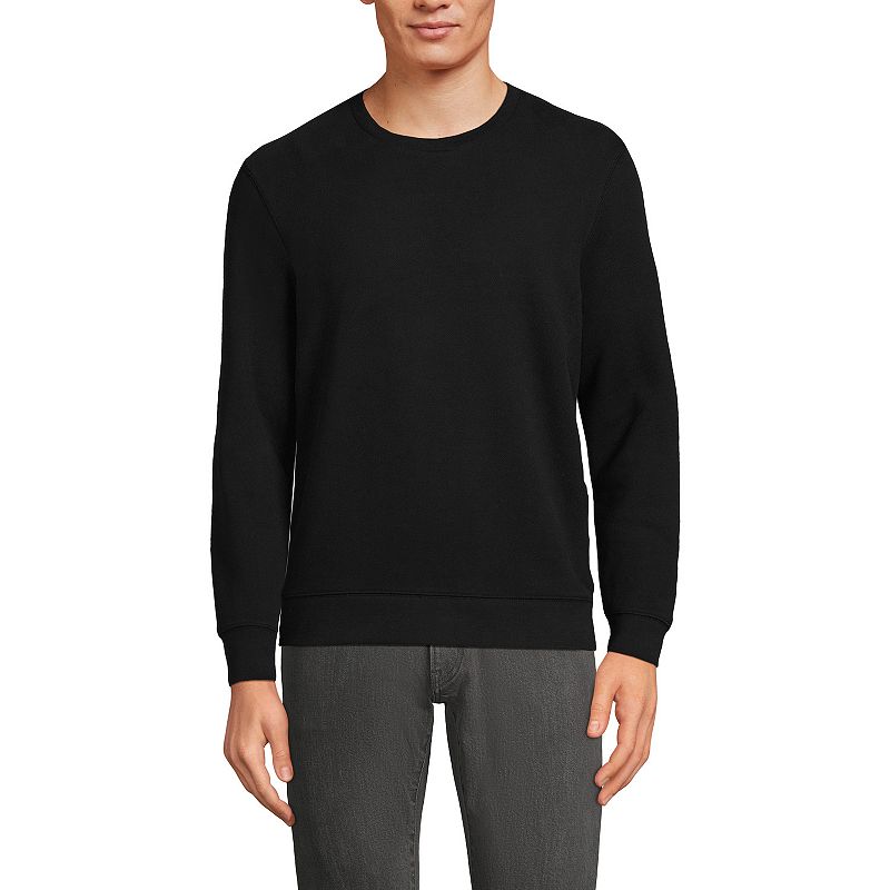 Men's Lands' End Long Sleeve Serious Sweats Crew Sweatshirt, 