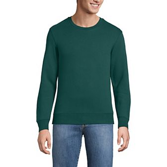 Men's Lands' End Long Sleeve Serious Sweats Crew Sweatshirt