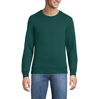Men's Lands' End Long Sleeve Serious Sweats Crew Sweatshirt